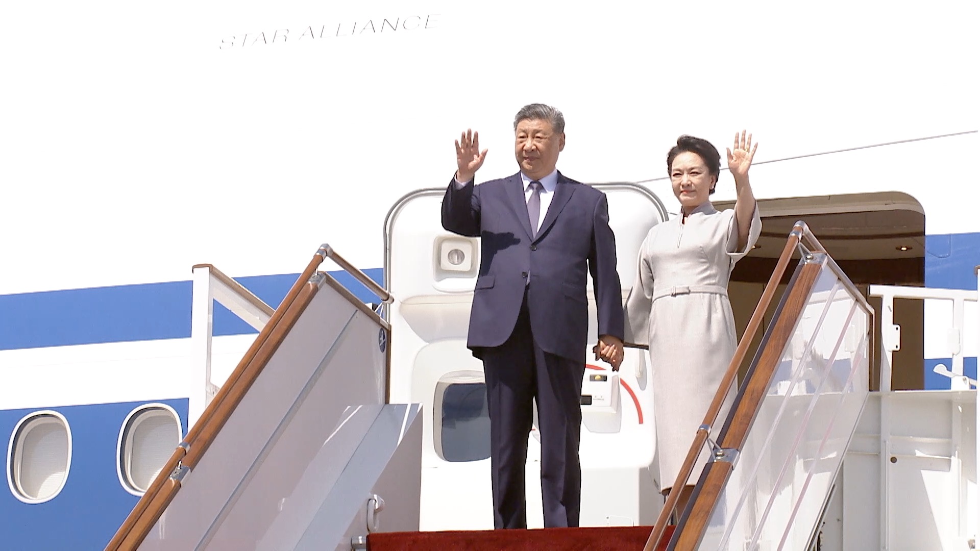 President Xi arrives in Kyrgyzstan for SCO summit, state visit