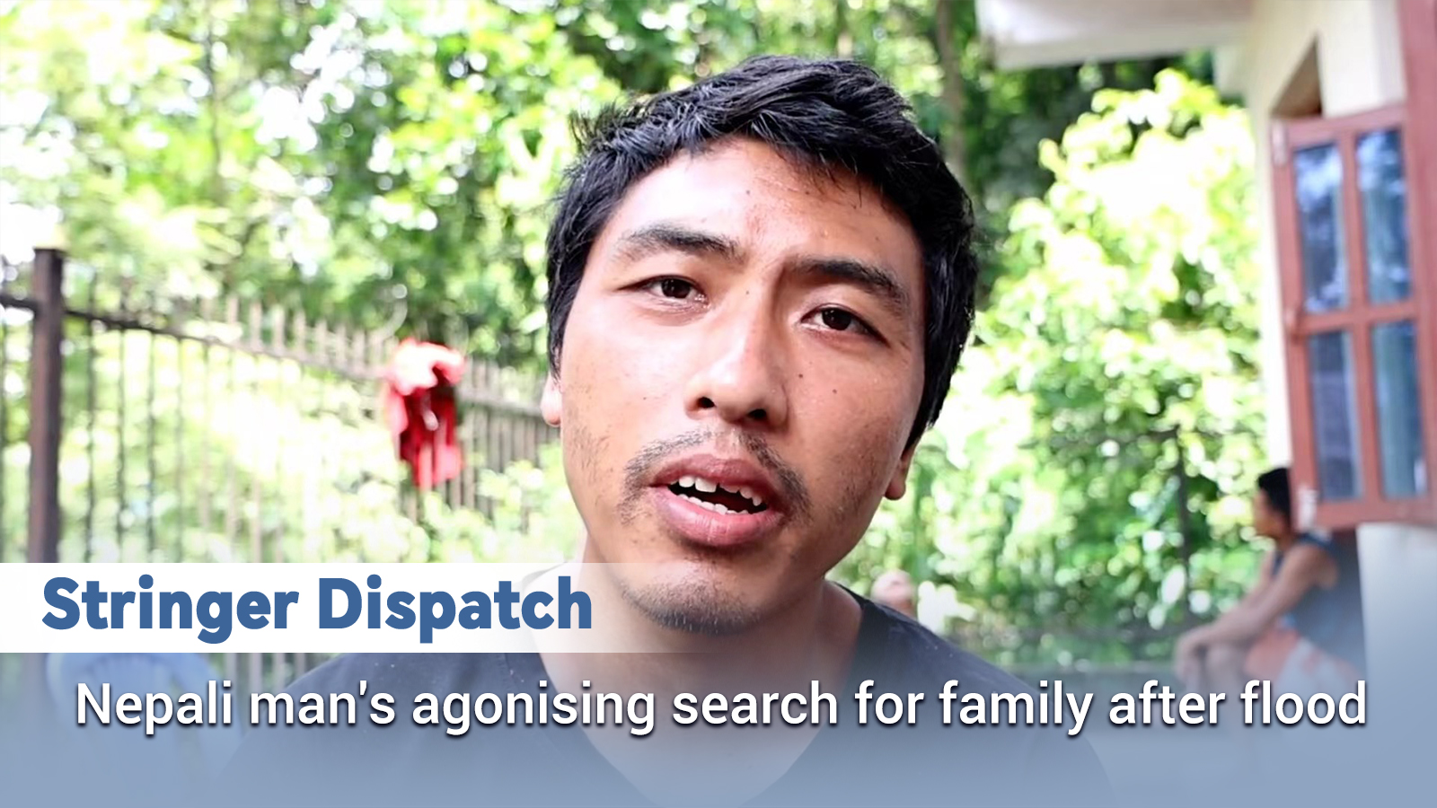 Nepali man's agonising search for family after flood