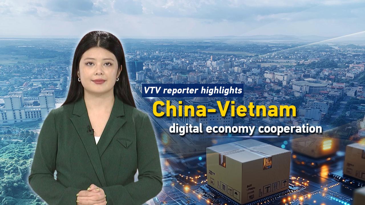VTV reporter highlights China-Vietnam digital economy cooperation