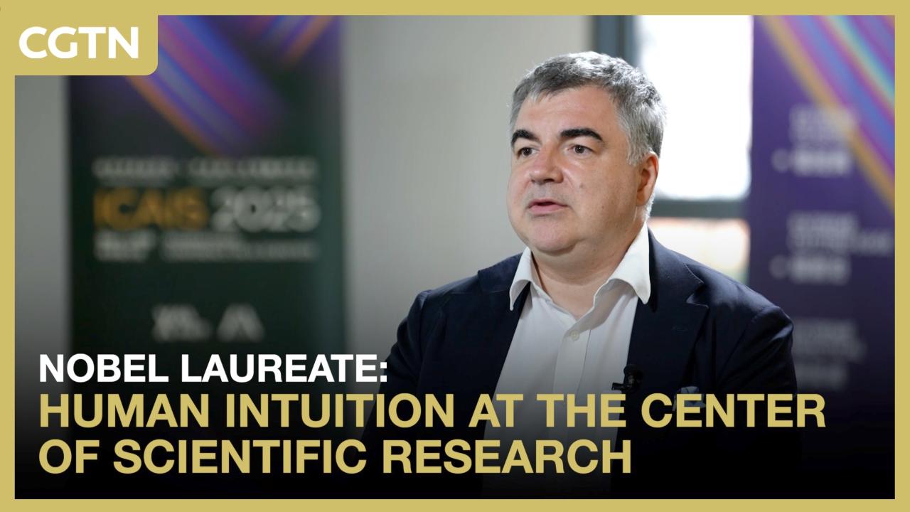Nobel laureate: Human intuition at the center of scientific research