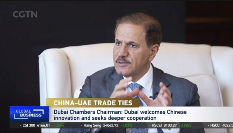 Dubai Chambers Chairman upbeat on China-Dubai trade ties