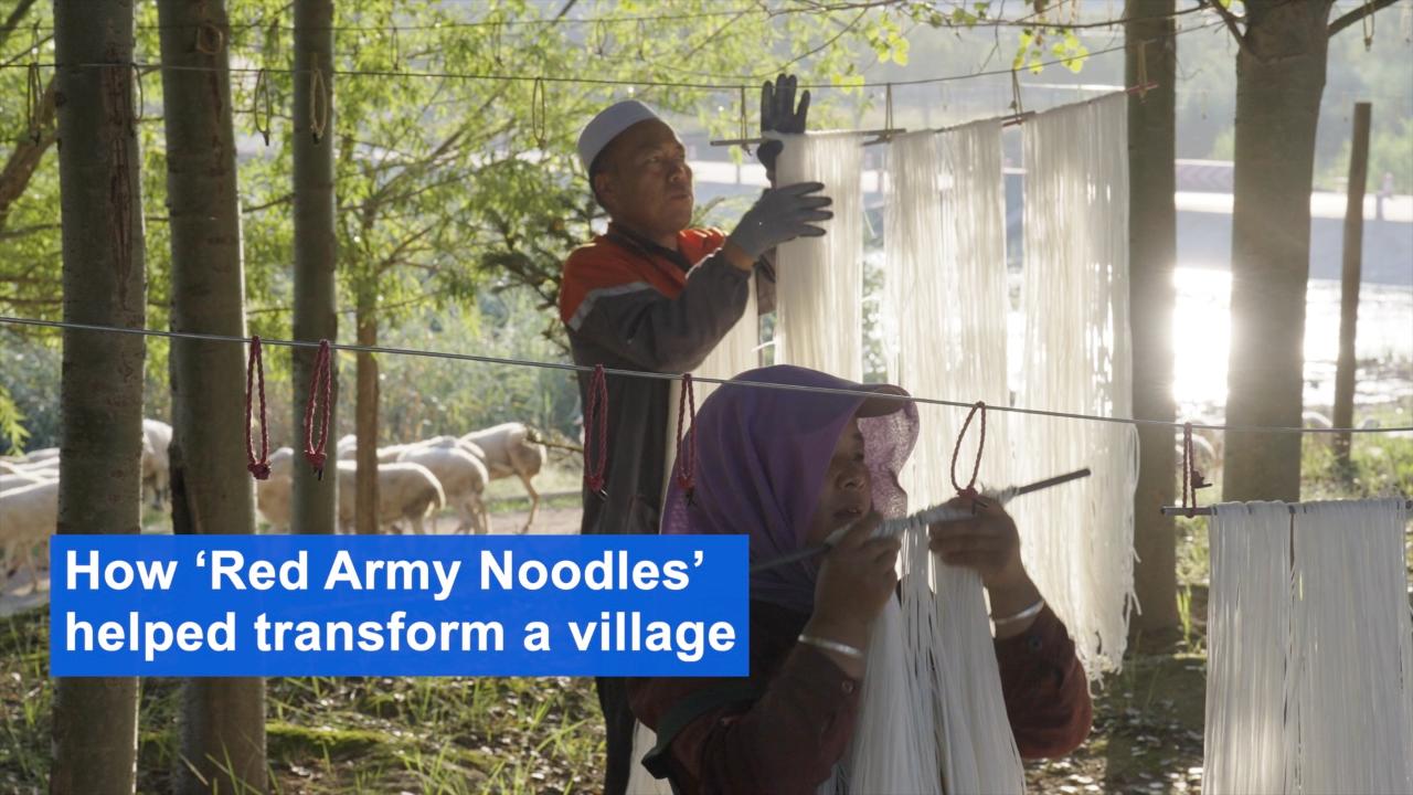 How ‘Red Army Noodles’ helped transform a village