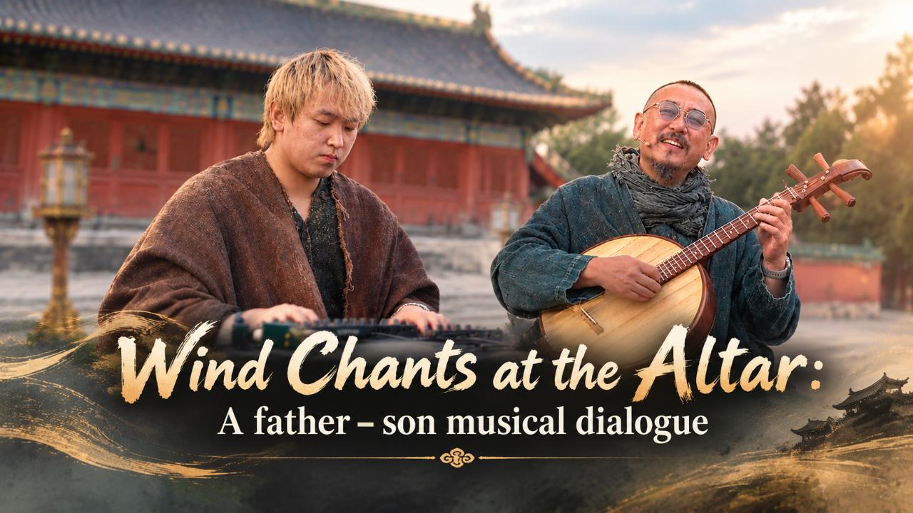 Wind chants at the Altar: A father-son musical dialogue