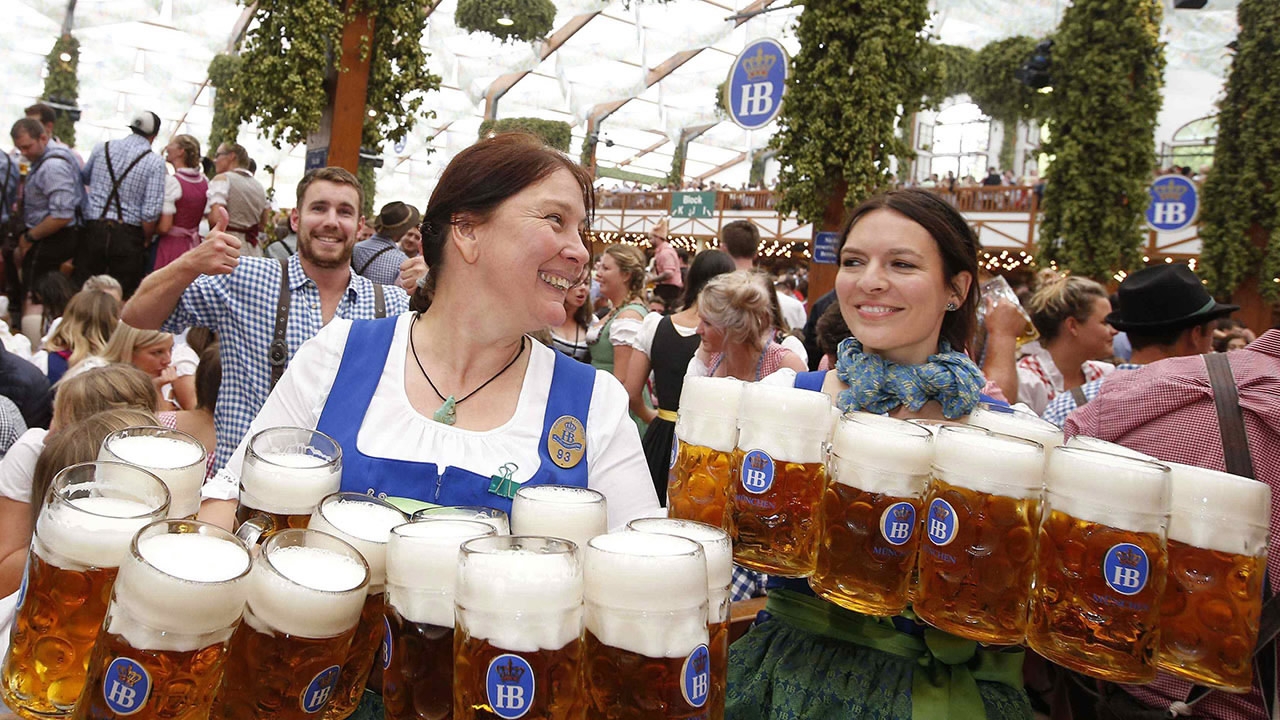 World's biggest beer festival, Oktoberfest opens in Munich.