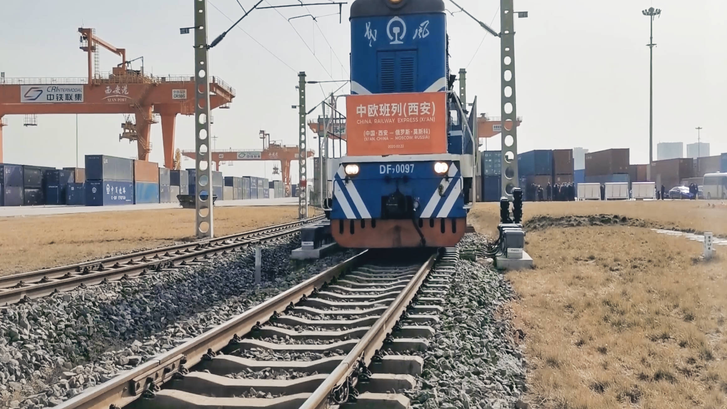 China Europe Freight Trains Changan Operate Despite Epidemic Cgtn