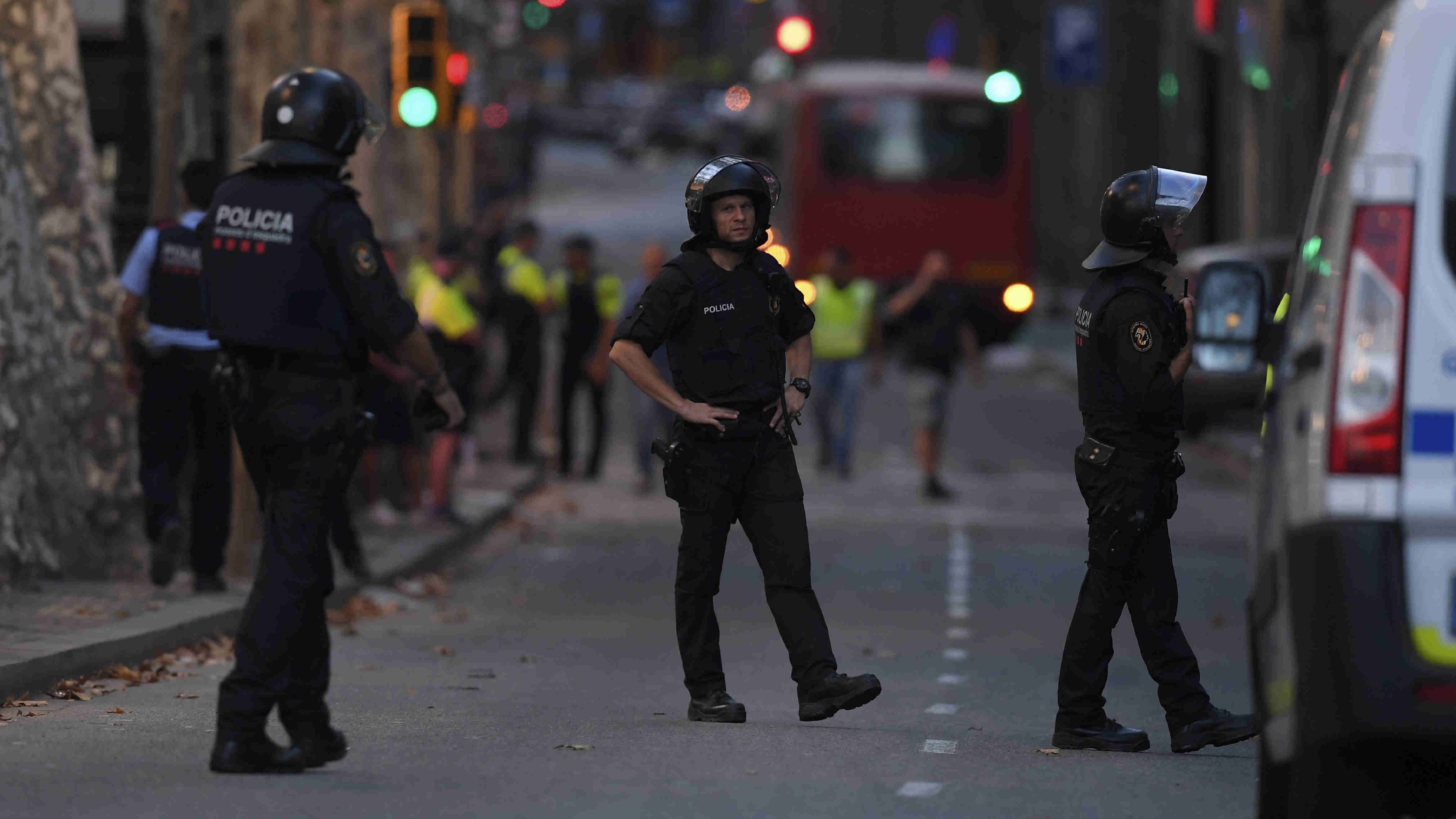 Catalan police arrest over 17 people during anti-terrorist raid in