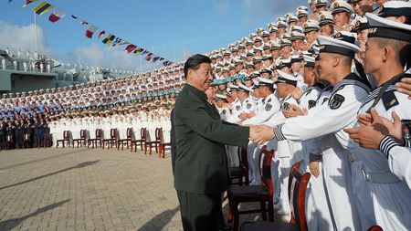 Xi Jinping attends commissioning ceremony of first Chinese-built aircraft carrier