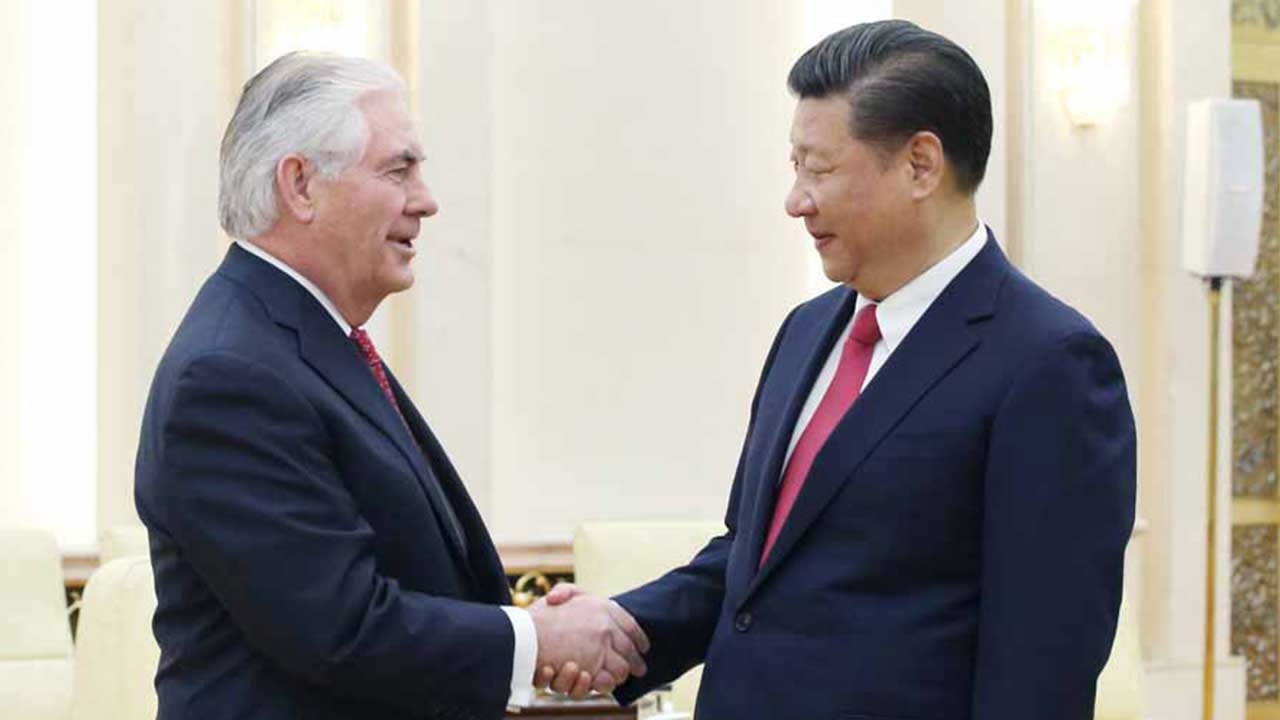 Tillerson lays groundwork for Trump's visit to China - CGTN