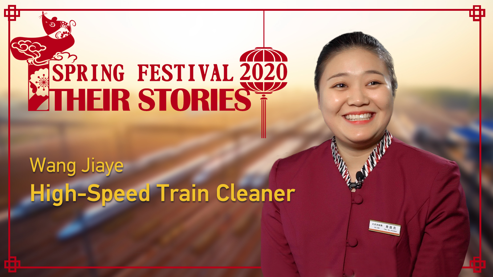 Behind Chunyun: Meet post-00s cleaner on high-speed trains
