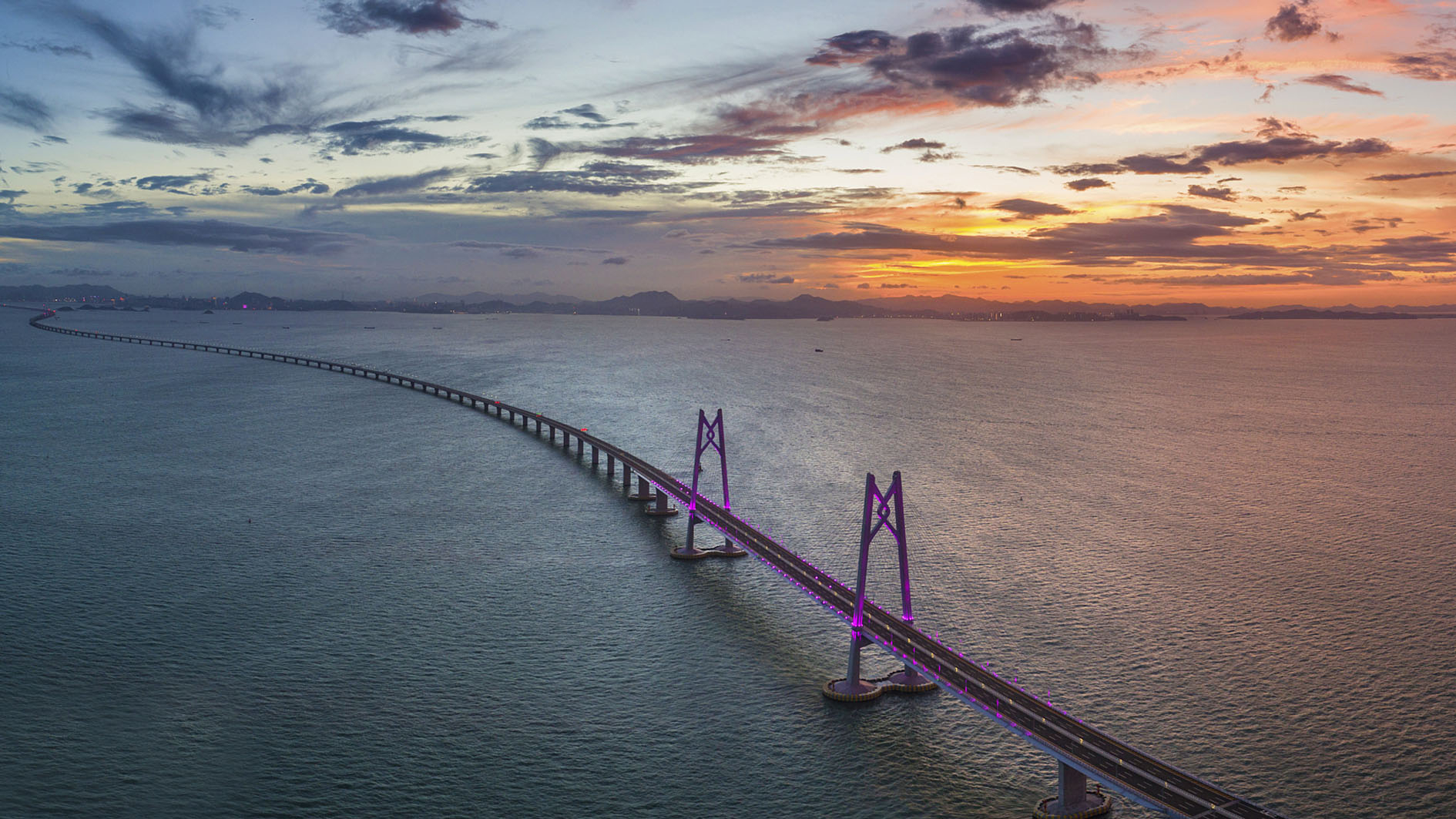 China's Hong Kong-Zhuhai-Macao Bridge, known as one of the 