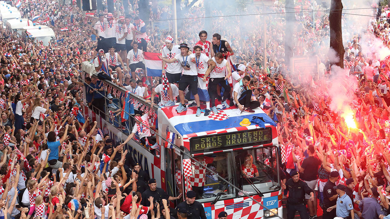 Croatian World Cup Team Get Hero S Welcome In Zagreb Cgtn