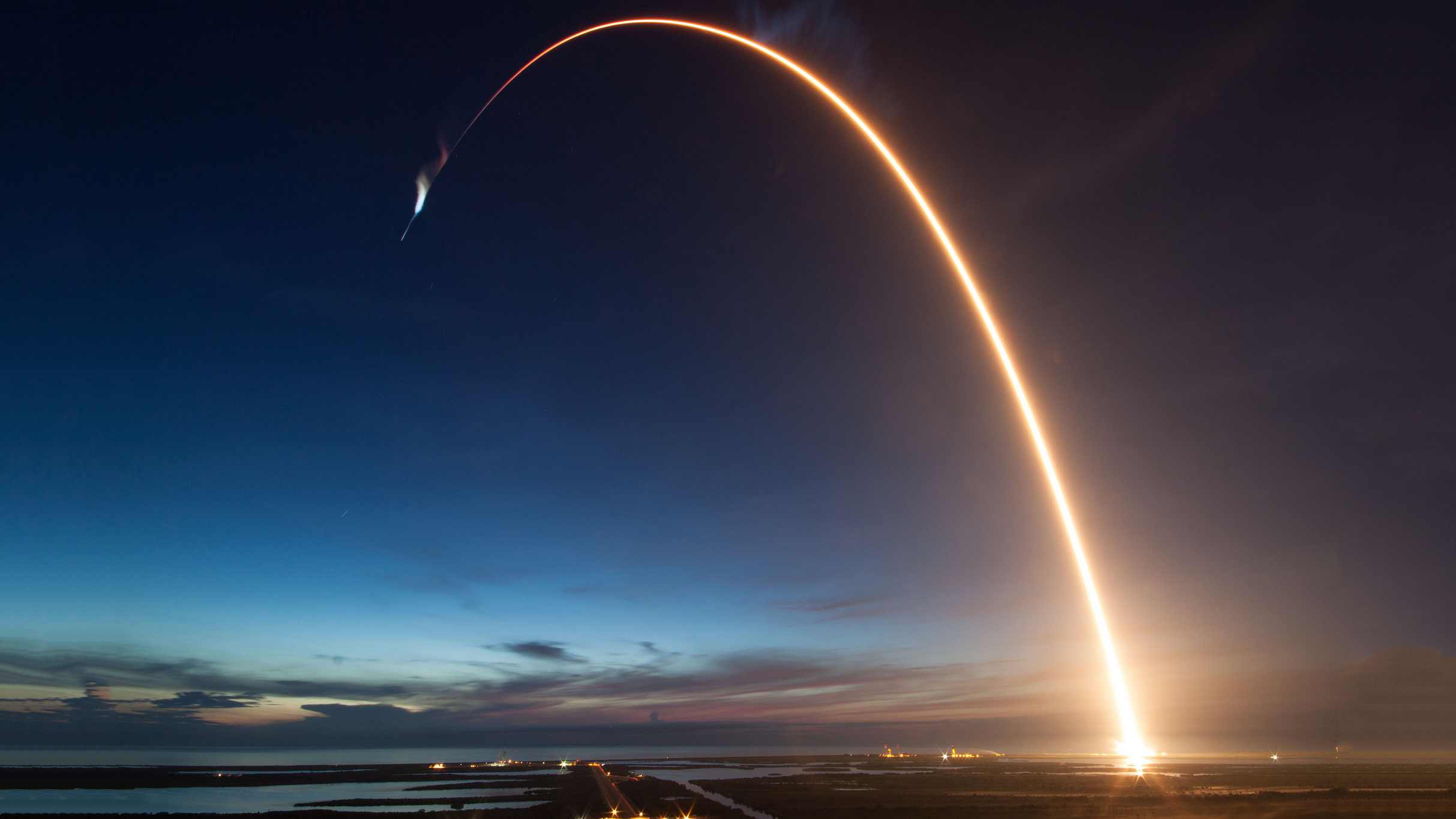 SpaceX released some stunning images of the Falcon 9 rocket launch. The