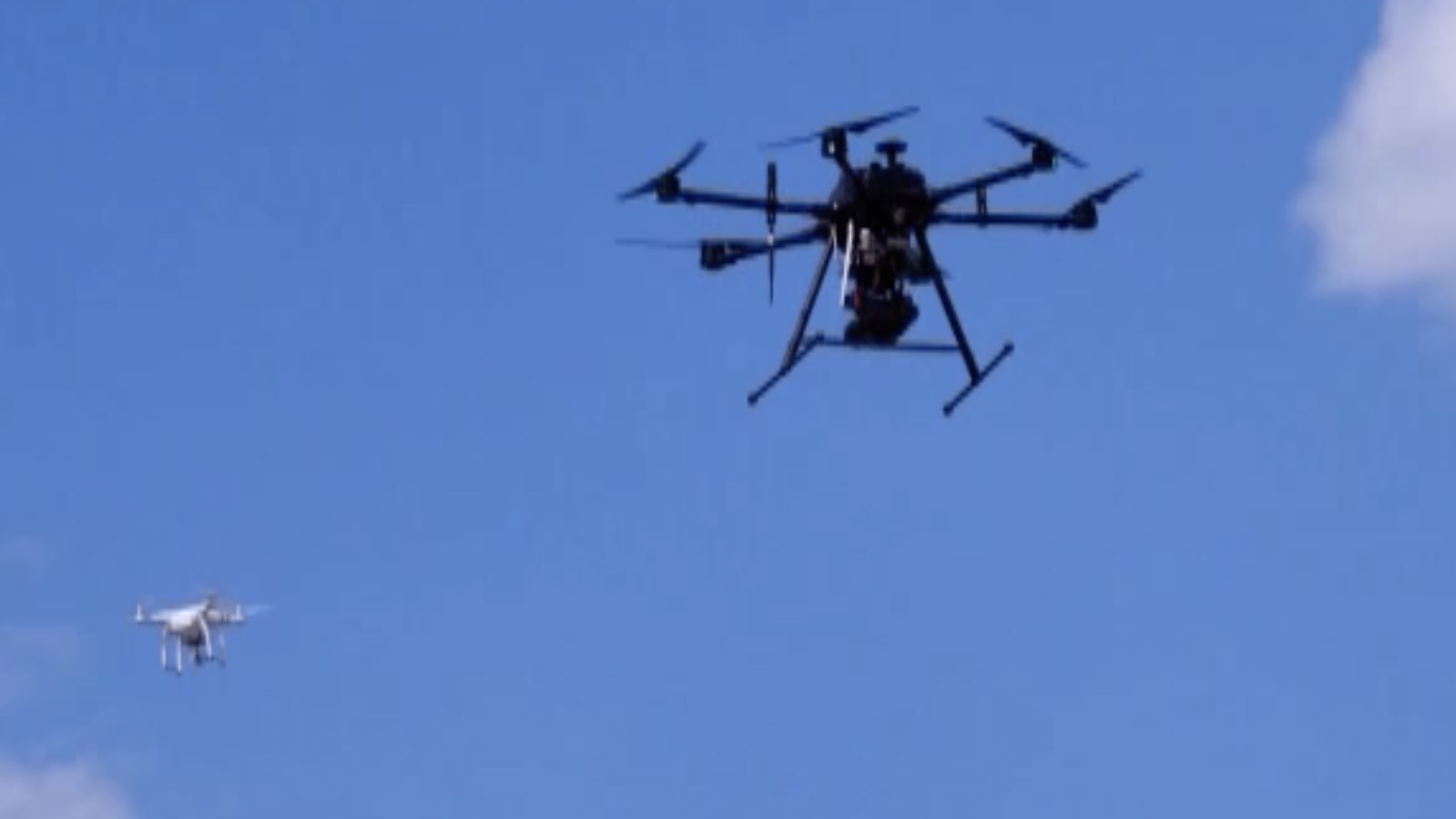 A Chinese Team Recently Tested An Air-to-air Drone Interception System 