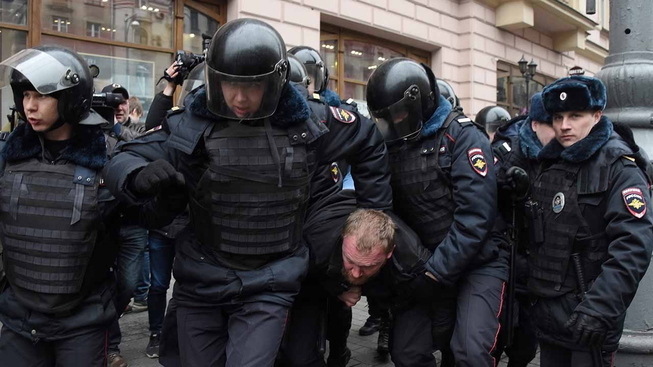 Russian Police Arrest 29 At Moscow Opposition Rally - CGTN