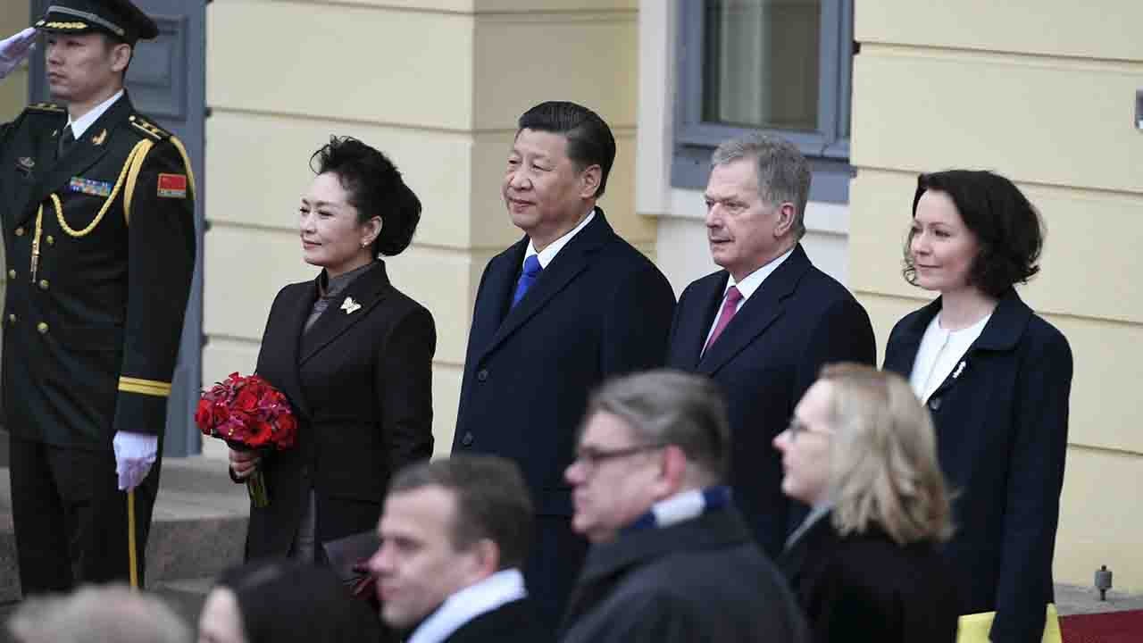 President Xi Attends Welcoming Ceremony In Finland - CGTN