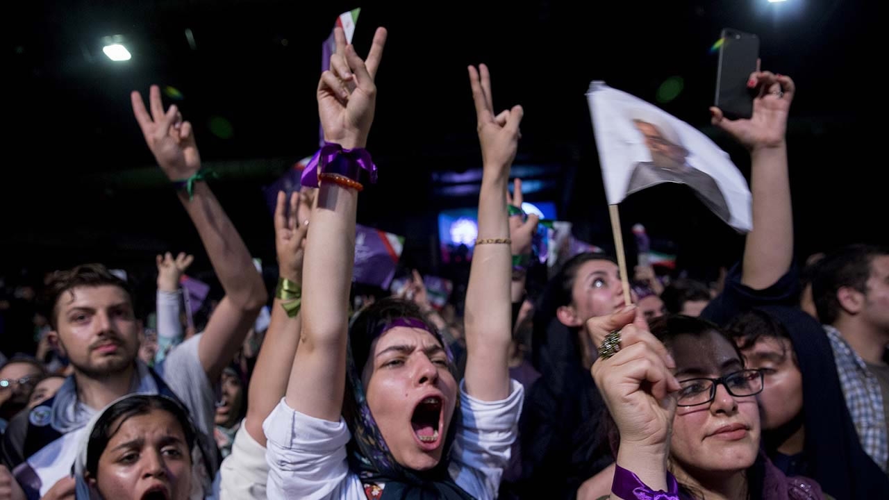 Iranians Celebrate Rouhani Re-election, Expectations High For Second ...