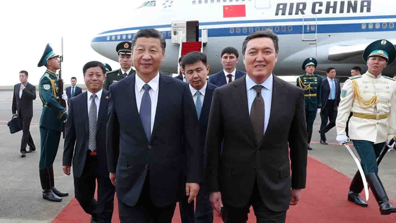 President Xi Jinping arrives in Astana for official visit, SCO summit