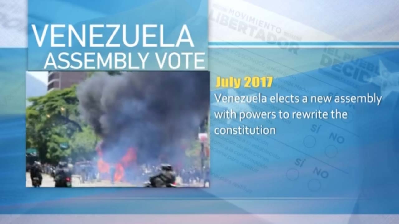 Violence plagues Venezuela's election to rewrite constitution - CGTN