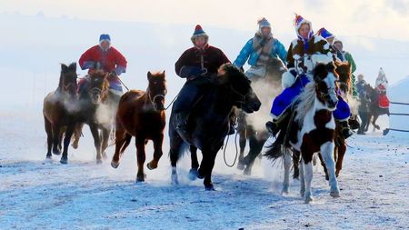 Colorful winter activities held in north China's Inner Mongolia - CGTN