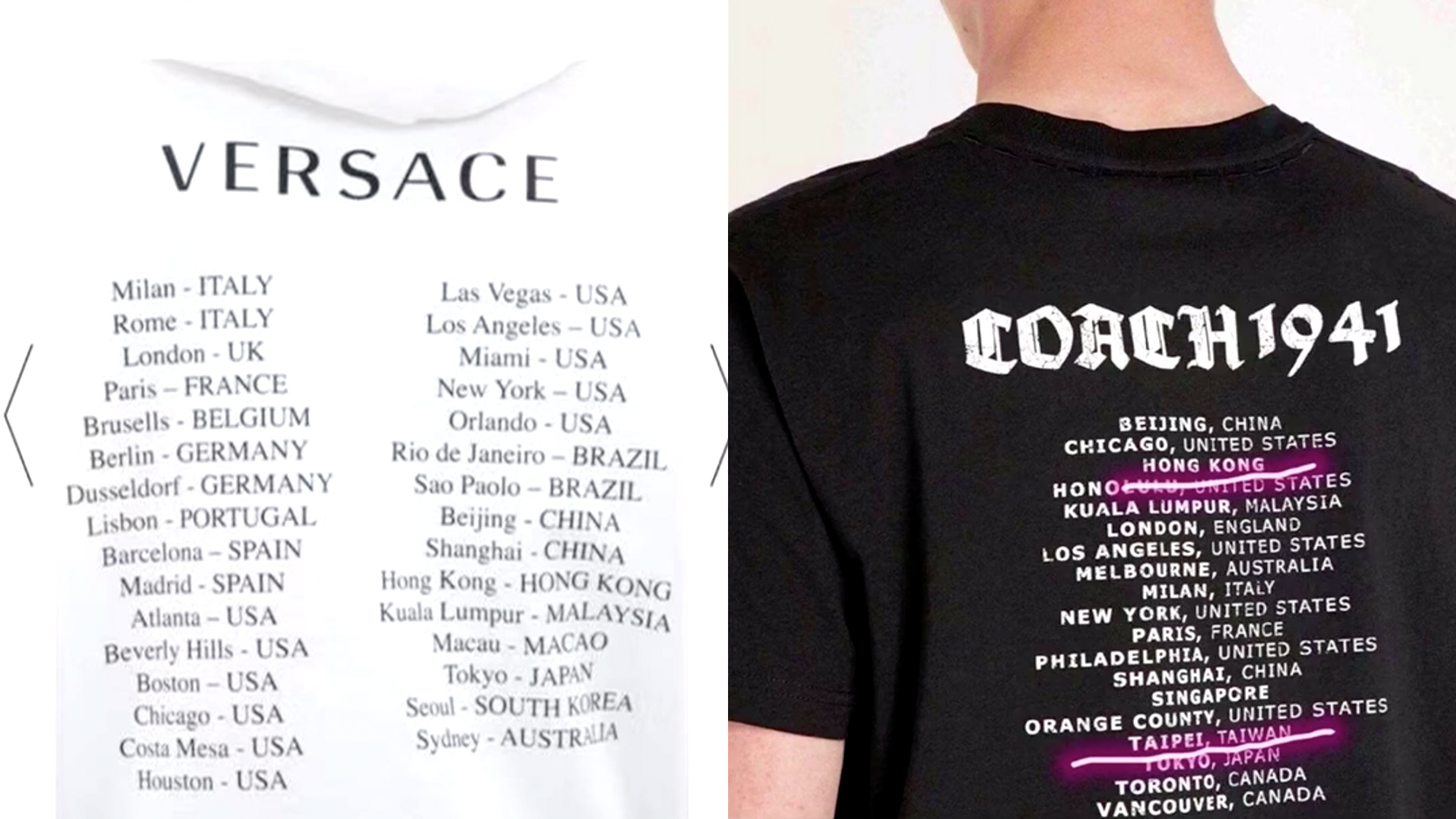 versace t shirt apology