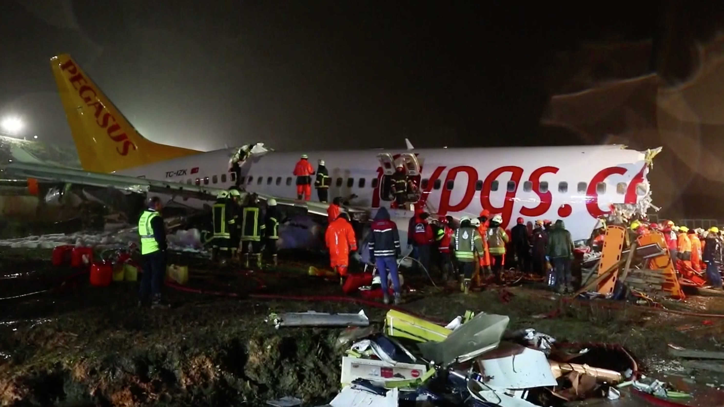 3 killed, 179 wounded as plane slides off runway in Turkey's Istanbul ...