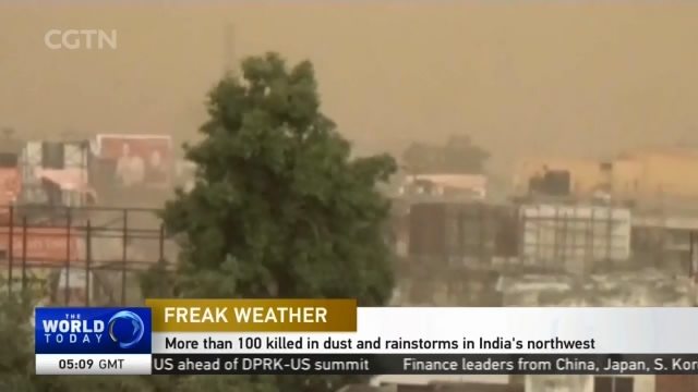 Freak Weather More Than 100 Killed In Dust And Rainstorms In Indias Northwest Cgtn 9051