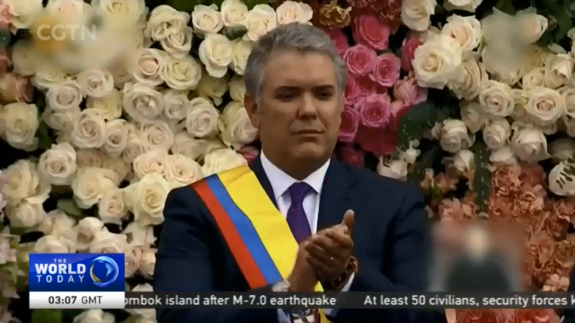 Colombia Politics: Ivan Duque Sworn In As Next Colombian President - CGTN