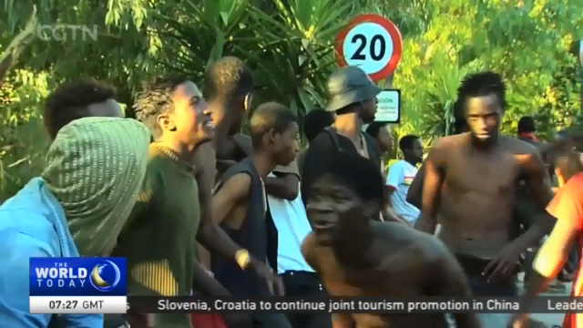 Europe Migration Crisis 600 African Migrants Breach Europes Southern Border Cgtn