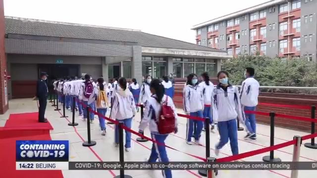 Coronavirus Pandemic: Schools across China reopen, junior & senior high ...